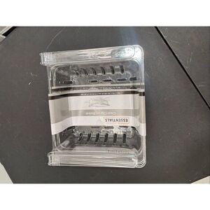 Clear Plastic Drawer Clip-On Basket Organizer Essentials set of 2